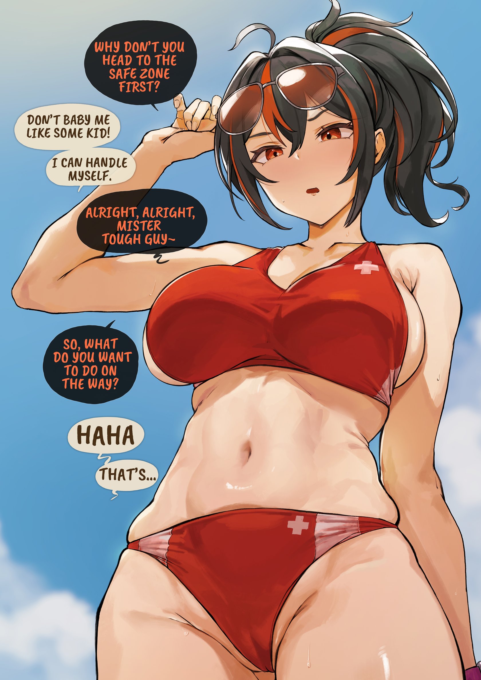 Beach Restricted Area! 3