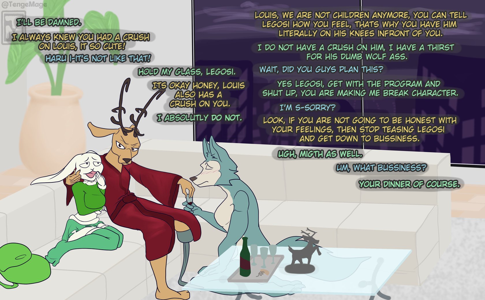 Beastars holiday comic 4