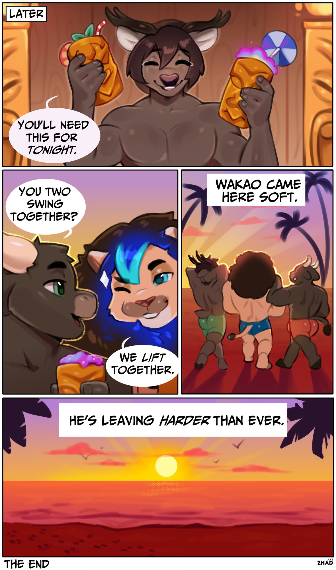 Beef Beach: Wakao's Transformation Vacation 10