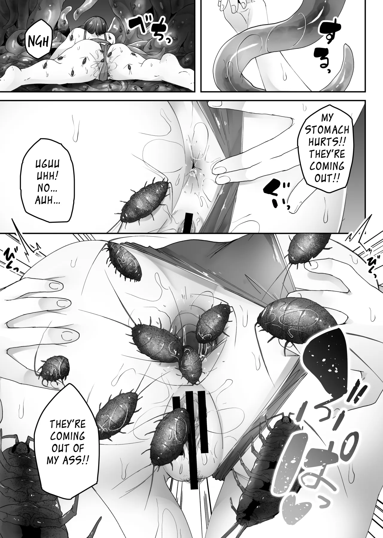 Big-Breasted Swimsuit Girl Getting Turned into A Sea Slug's Nest 21