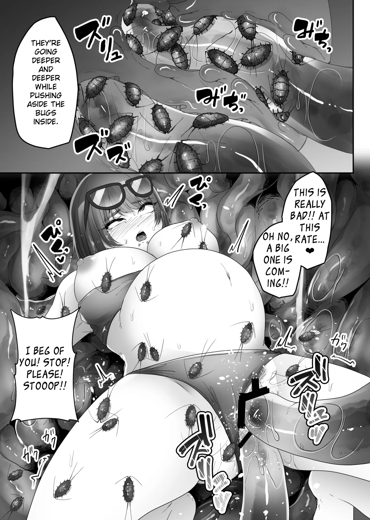 Big-Breasted Swimsuit Girl Getting Turned into A Sea Slug's Nest 33