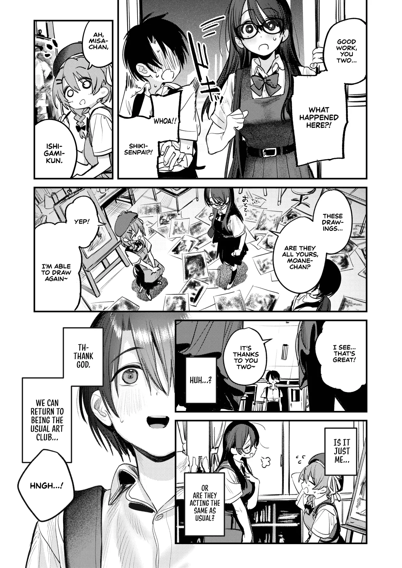 Bijutsubu Harem Katsudou Nisshi ~Senpai no Slump Kaishou ni Kyouryoku shitara, Ikioi de 3P suru Koto ni Natta Hanashi~ 30