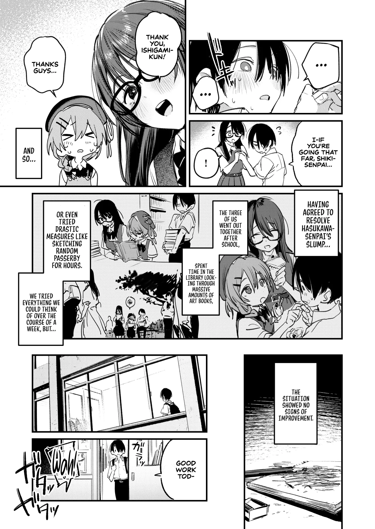 Bijutsubu Harem Katsudou Nisshi ~Senpai no Slump Kaishou ni Kyouryoku shitara, Ikioi de 3P suru Koto ni Natta Hanashi~ 10