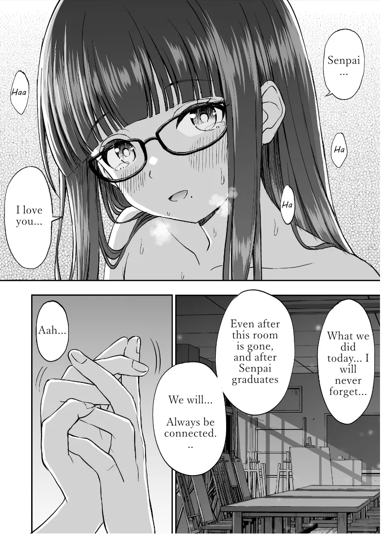 Bijutsubu no Kyonyuu Kouhai ga Nude Model ni Natta Kekka Amari ni Ero Sugite Ore no Geijutsu ga Bakuhatsushita Hanashi 2 45