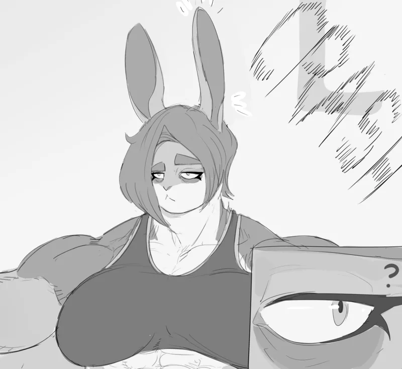 Bluewoman Finds A Bun 2