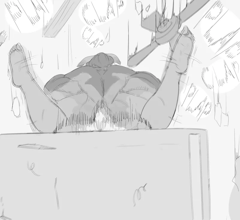 Bluewoman Finds A Bun 10