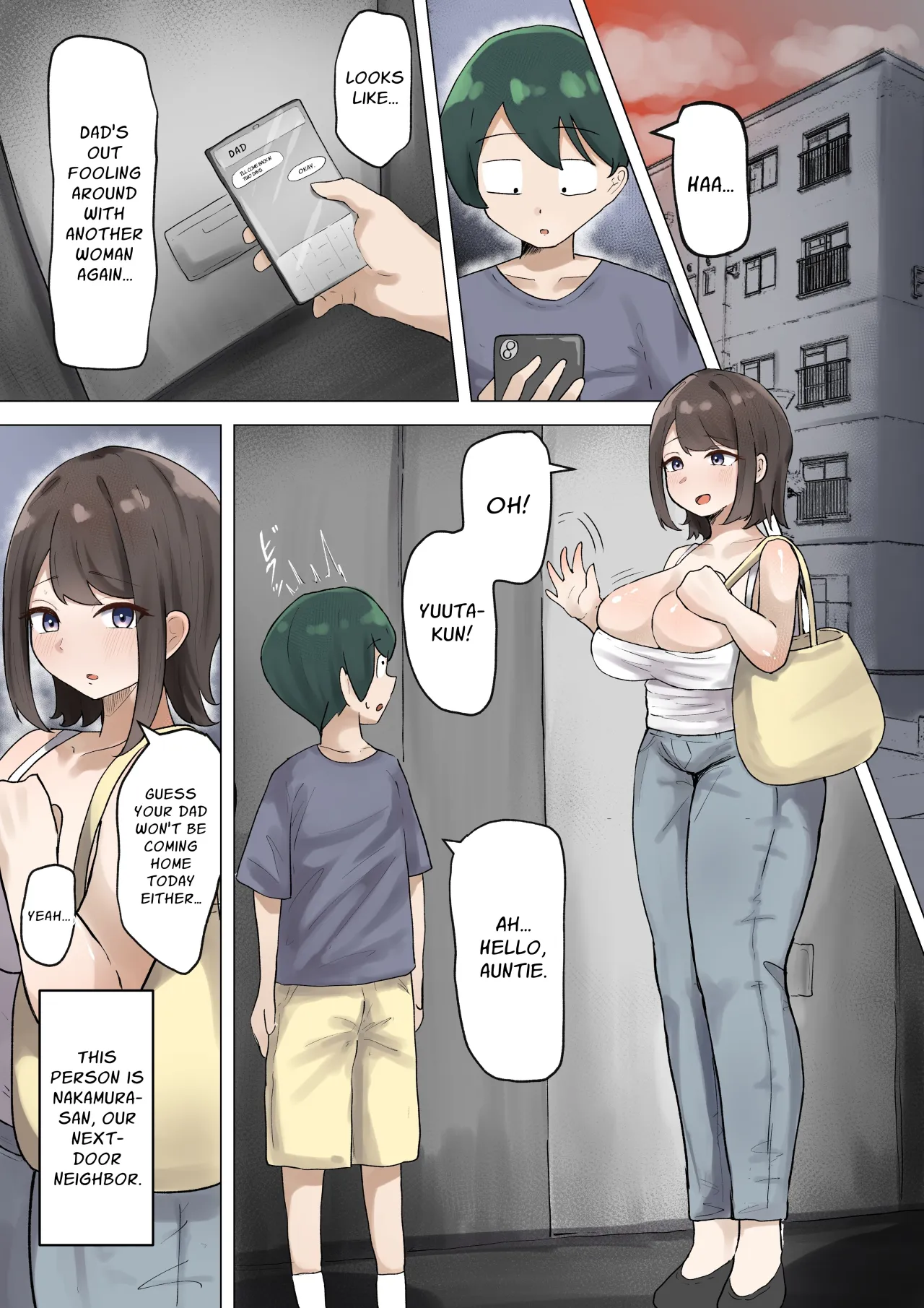 Boku ga Shitatte Ita Tonari no Oba-san wa Tada no Hentai Dosukebe Oba-san Deshita 2