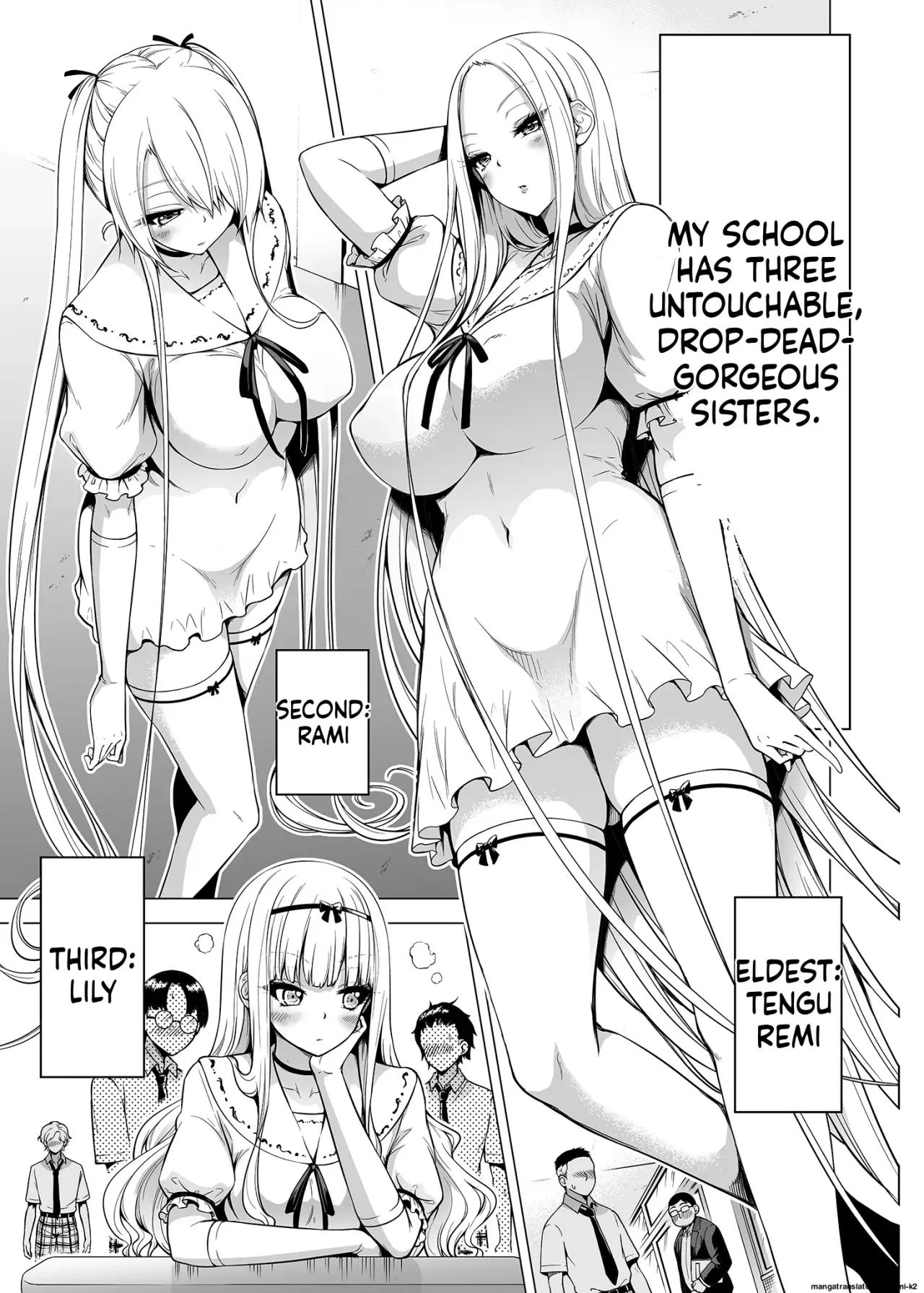 Boku ni shika Furenai Succubus Sanshimai ni Shiborareru Hanashi 1 2