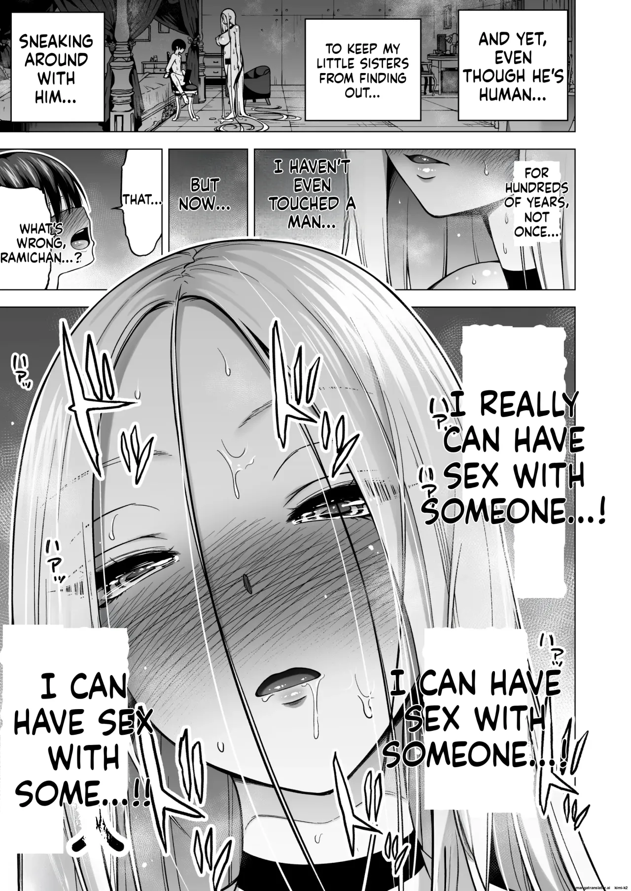 Boku ni shika Furenai Succubus Sanshimai ni Shiborareru Hanashi 4 40