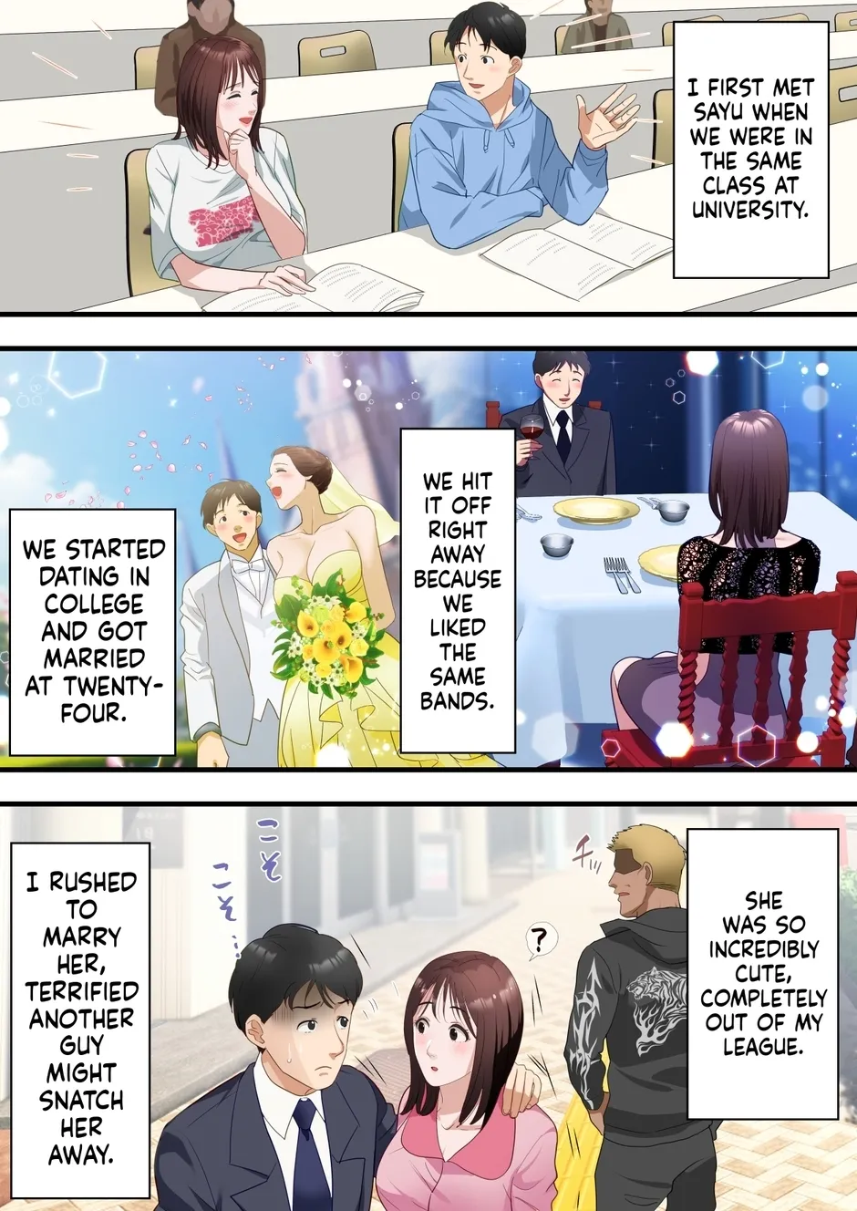 Boku no Saiai no Tsuma ga Bandsman ni DM Nanpa Sarete Assari Netorareta Hanashi 3