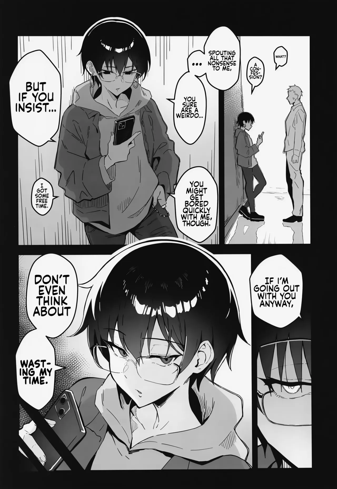 Buaisou na Kakure Kyonyuu Boyish Kanojo to Taikutsu na Date 2