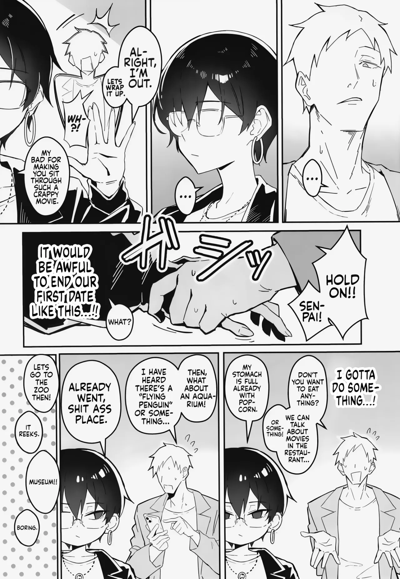 Buaisou na Kakure Kyonyuu Boyish Kanojo to Taikutsu na Date 6