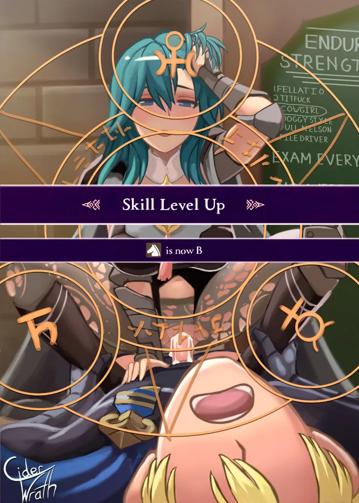 Byleth Teaching Dimitri 5