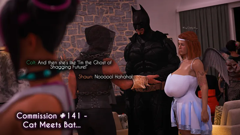 Cat Meets Bat 1