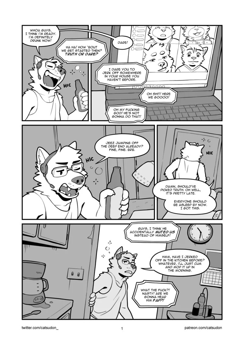 Catsudon's Quickie Comic 1 – Truth Or Dare 1