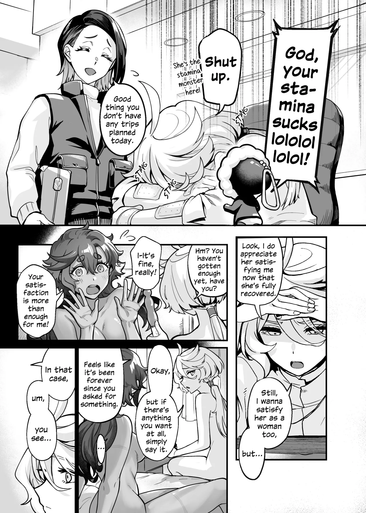 Chanto Manzoku Sasete Ageru Kara, Baka 10