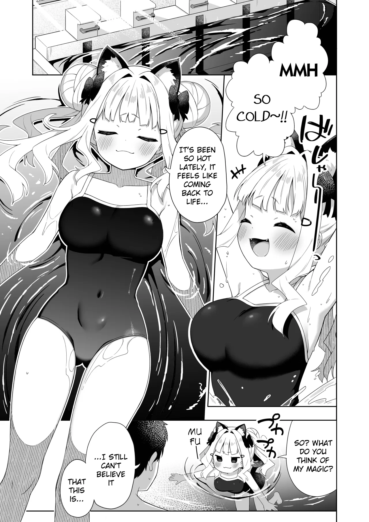 Chinmai Dekapai Nekomimi-chan to Mizugi Ecchi suru Hon 2