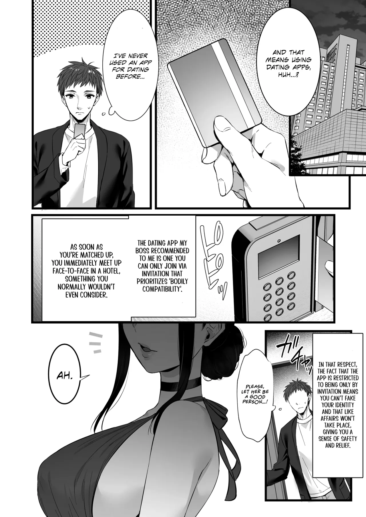 Chinpo no Dekai Ore ga MatchApp de Aishou Saikou na Dosukebe Onna to Deattara 4