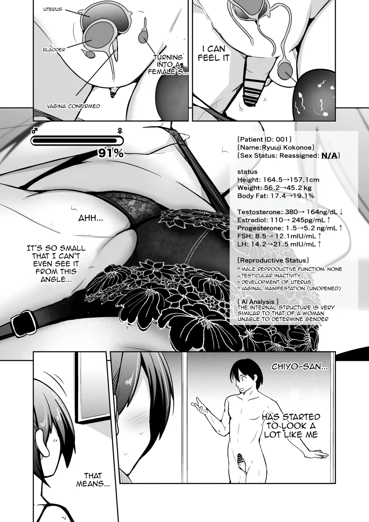 Chitsunai Shasei Suru Tabi ni Tagai no Youso ga Irekawatte Iku Hanashi 19