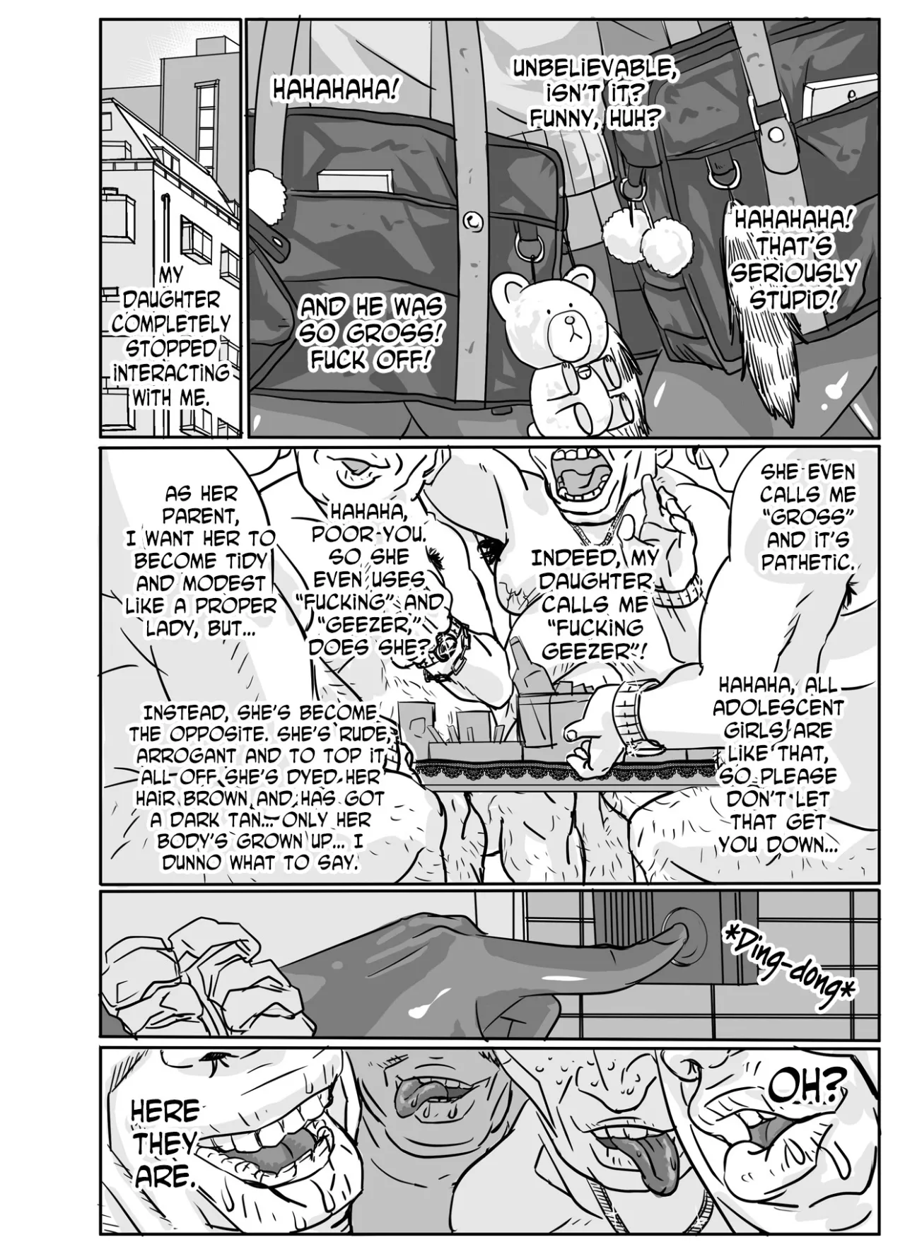 Cho ~Namaiki na Kuro Gal JK to Pakoritai Kimo Oyaji-tachi 43