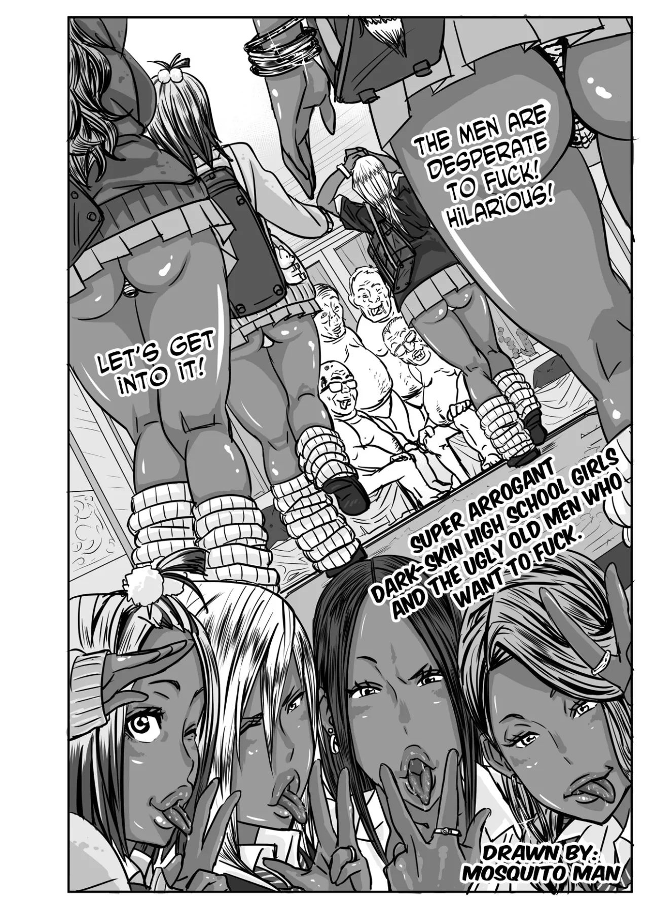 Cho ~Namaiki na Kuro Gal JK to Pakoritai Kimo Oyaji-tachi 52