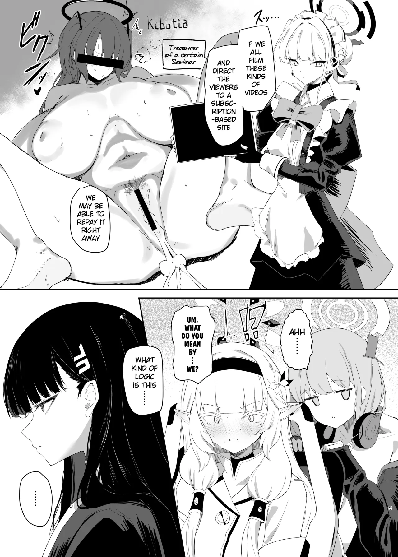 Chou Tensai Byoujaku Bishoujo Chinpo Hacker VS Big Sister 4