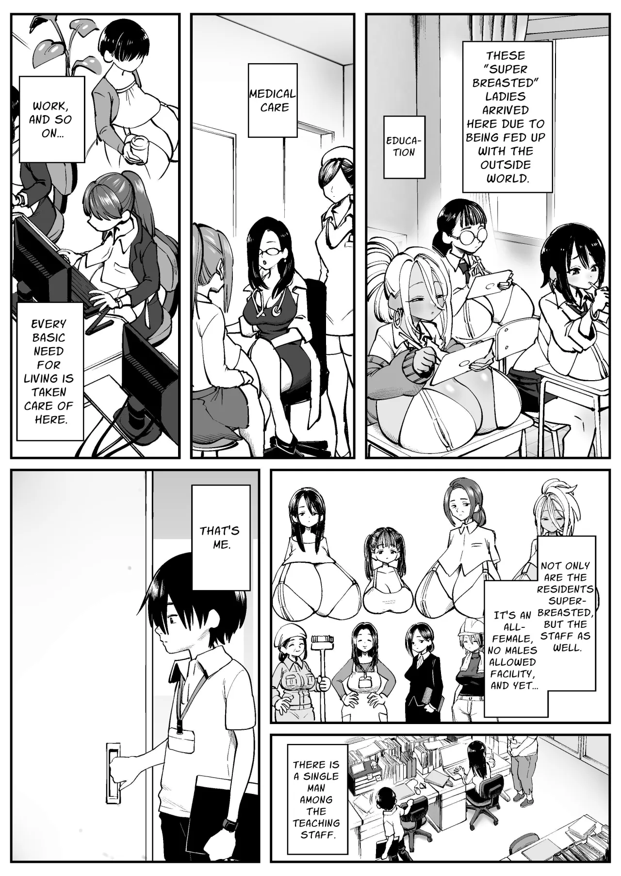 Chounyuu-san Hogo Shisetsu no Gakkou 1+2 3