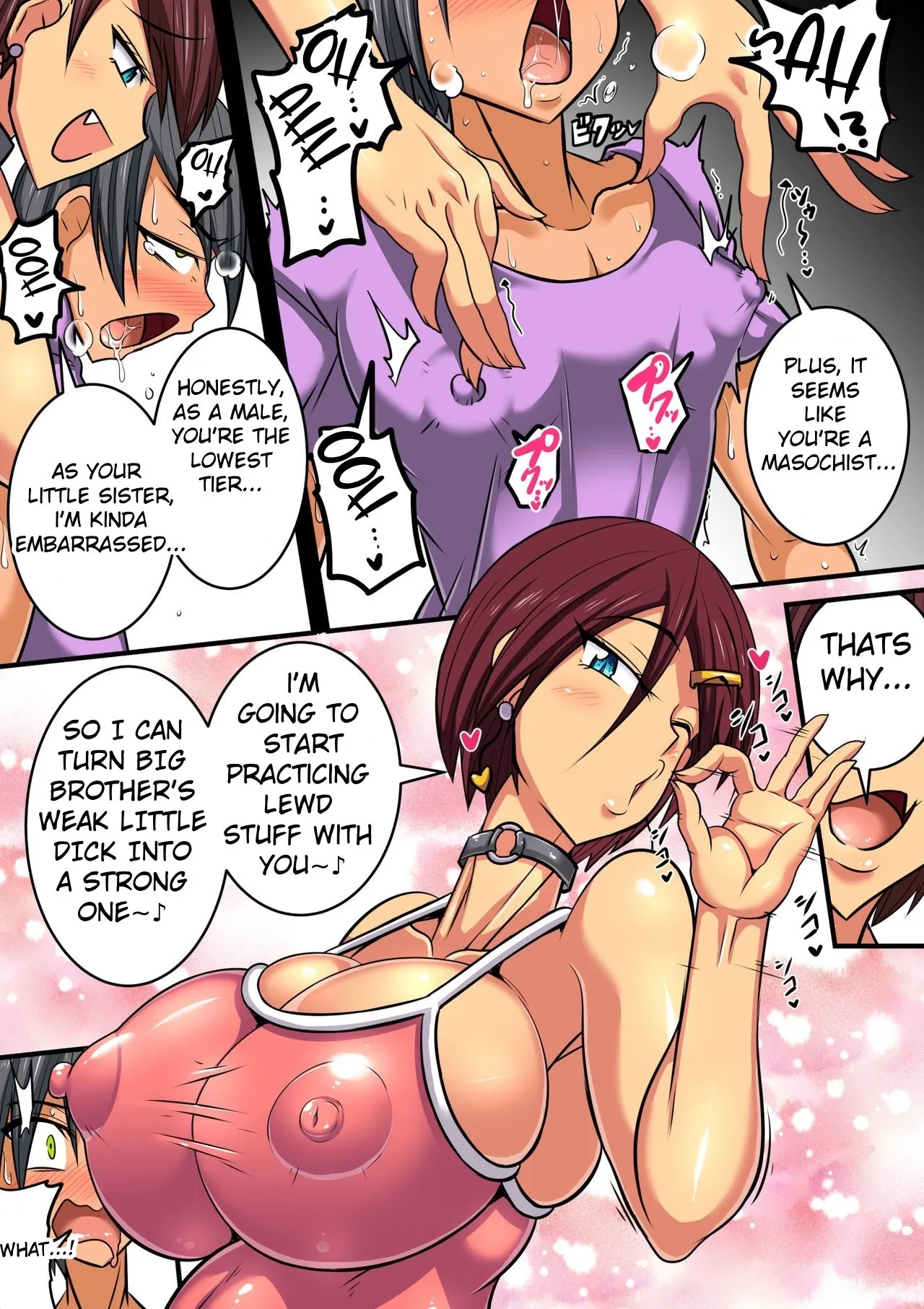 Choushin de Kyonyuu na Gimai ni Yoru Ochinchin Kyouka Kunren! (Uso) 7