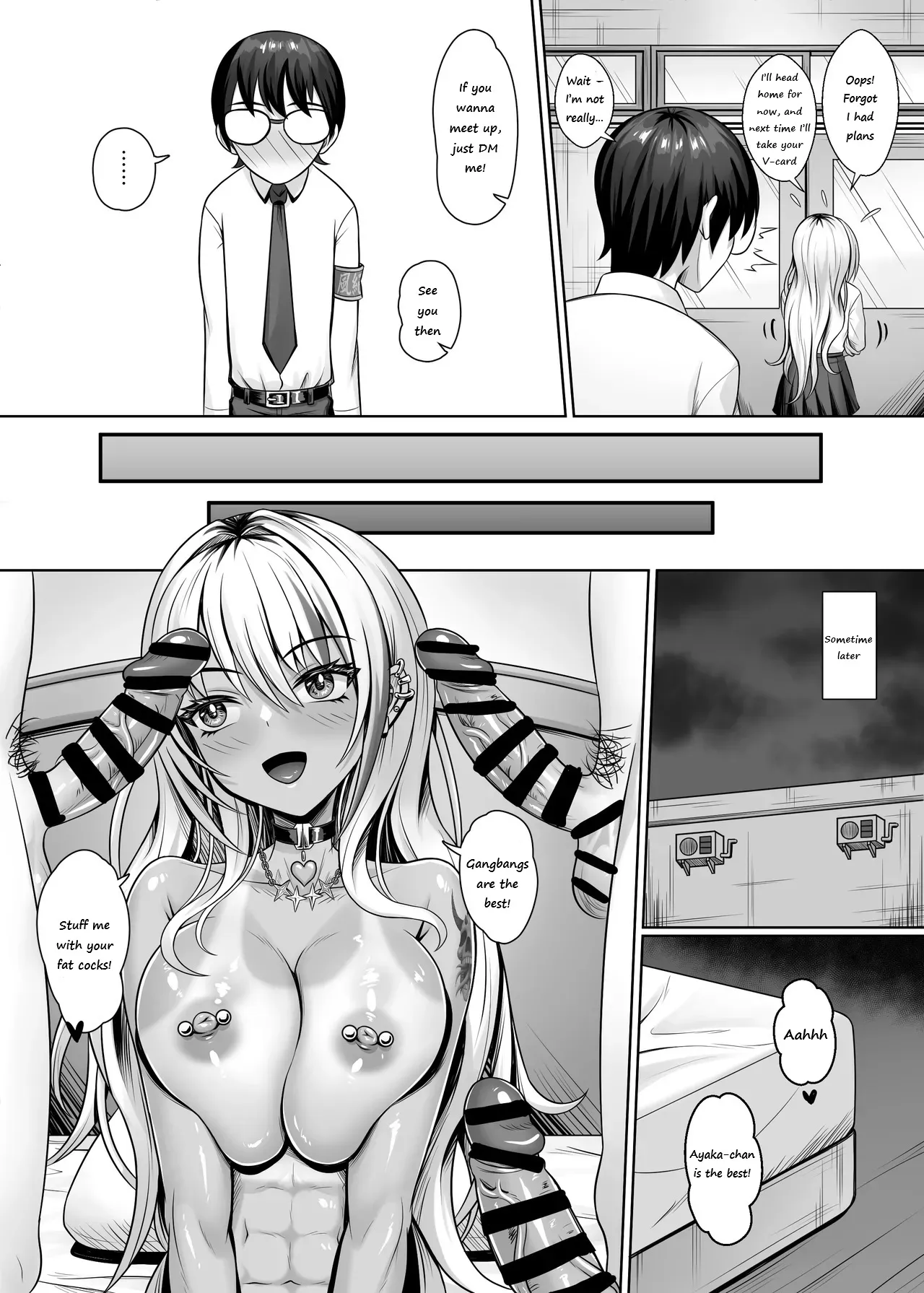 Class no Kuro Gal to Pakopako 12
