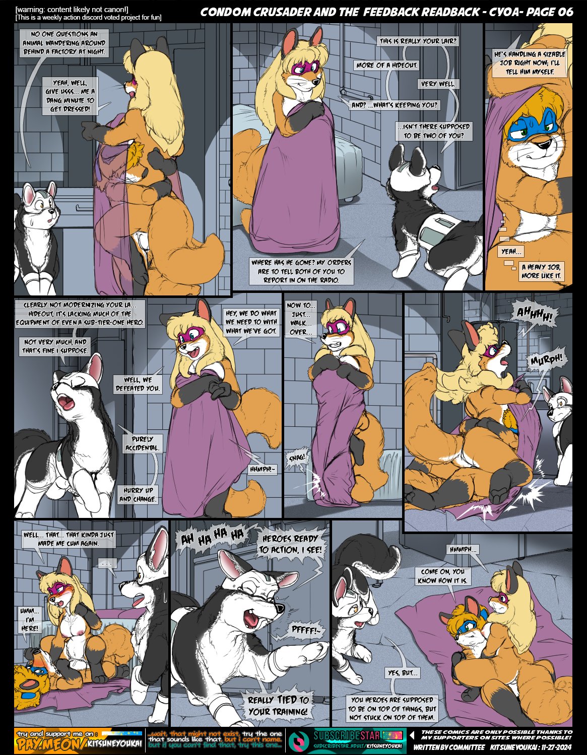 Condom Crusader and the Feedback Readback (WIP) 6