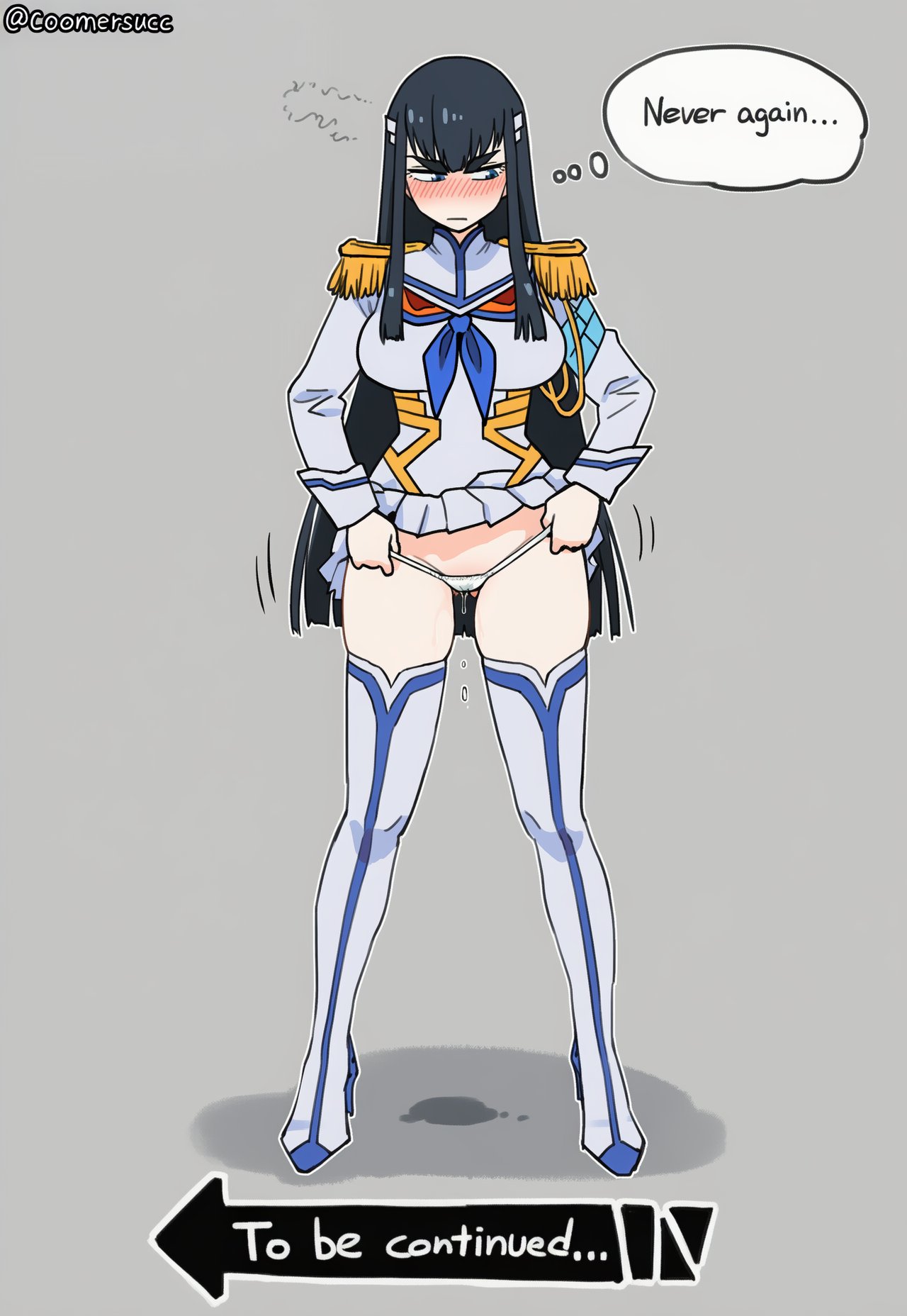 [Coomersucc]Satsuki BBC Dildo comic 26