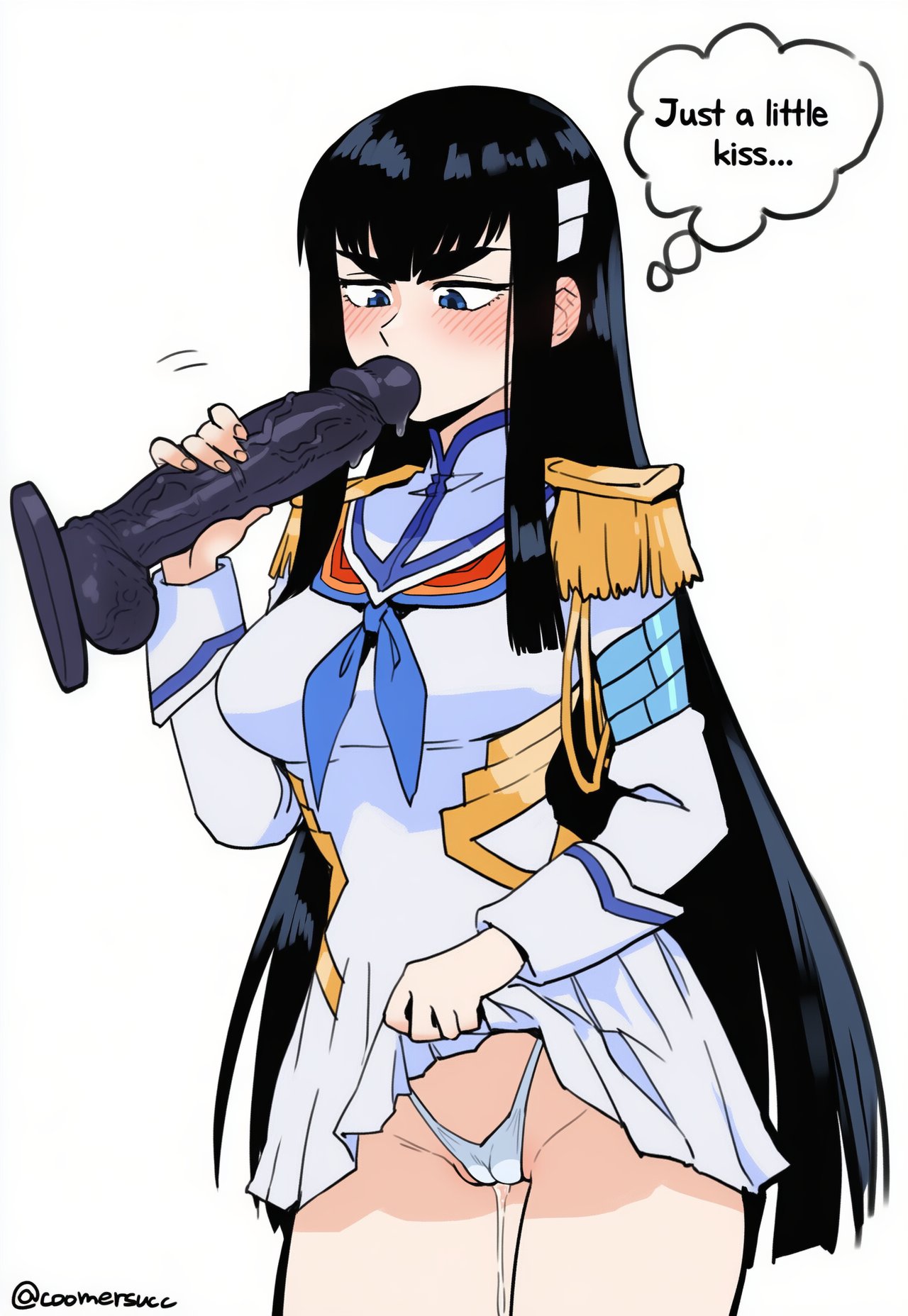 [Coomersucc]Satsuki BBC Dildo comic 4