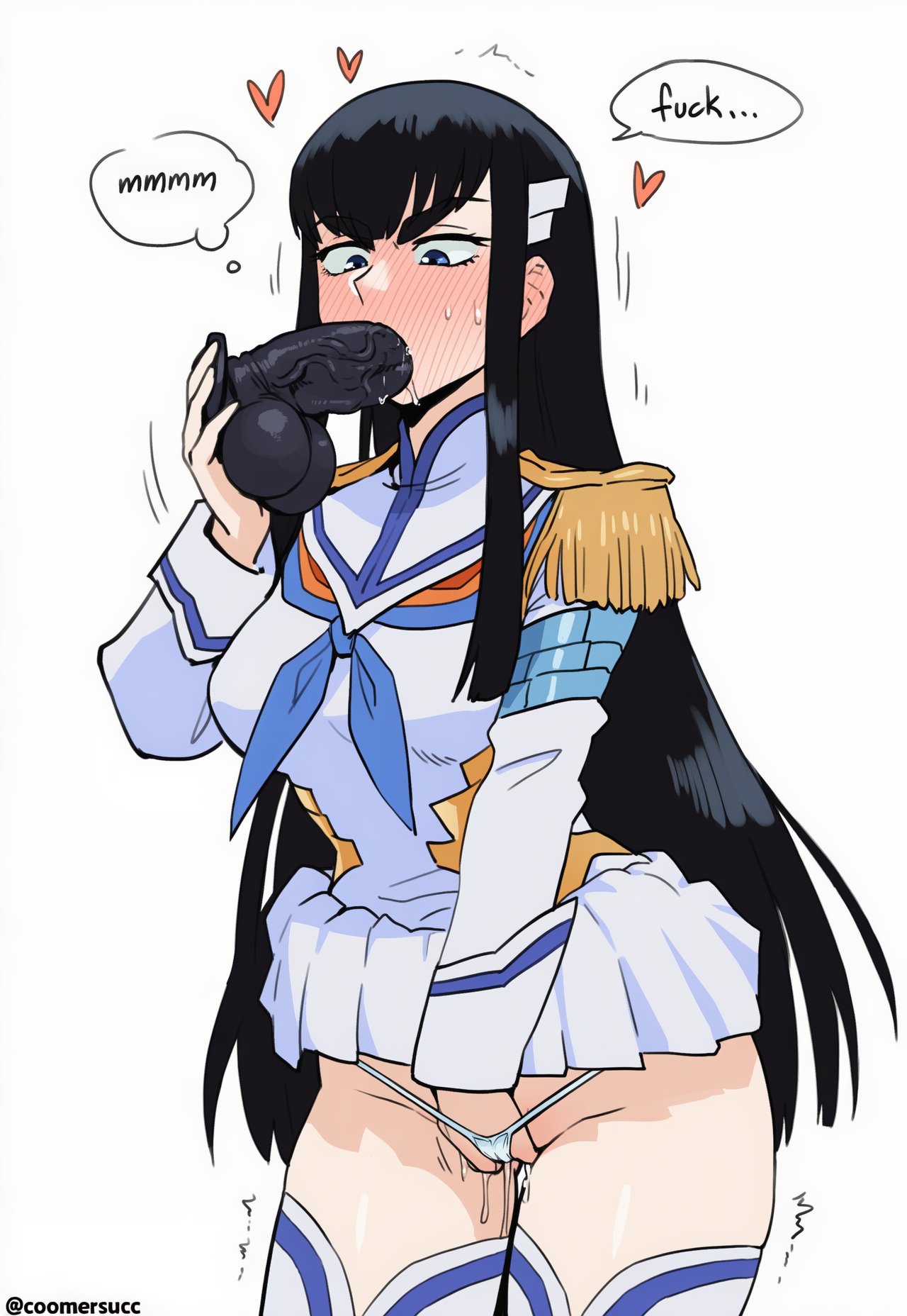 [Coomersucc]Satsuki BBC Dildo comic 6