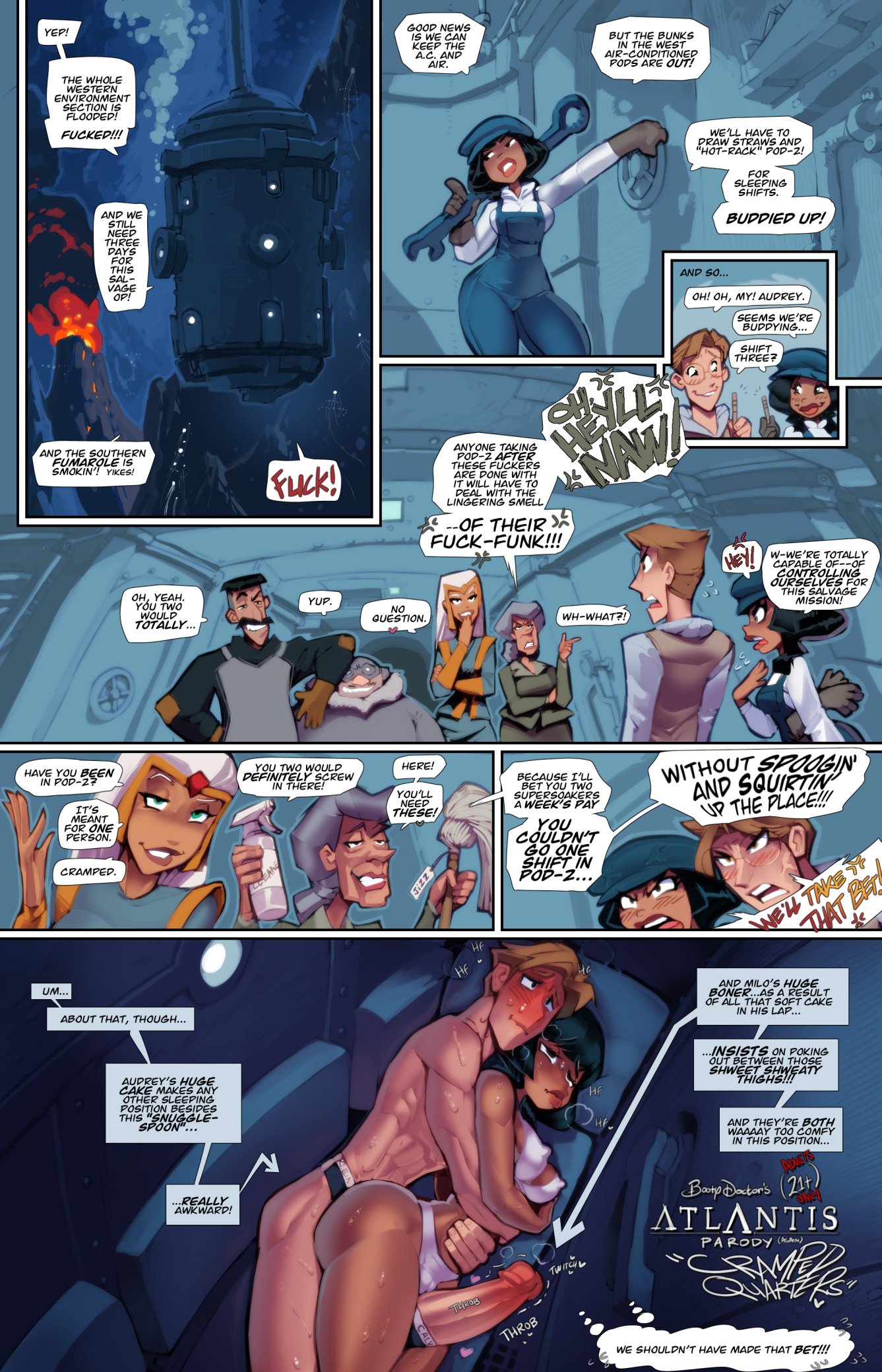 Cramped Quarters (Atlantis the Lost Empire) (ongoing) 1