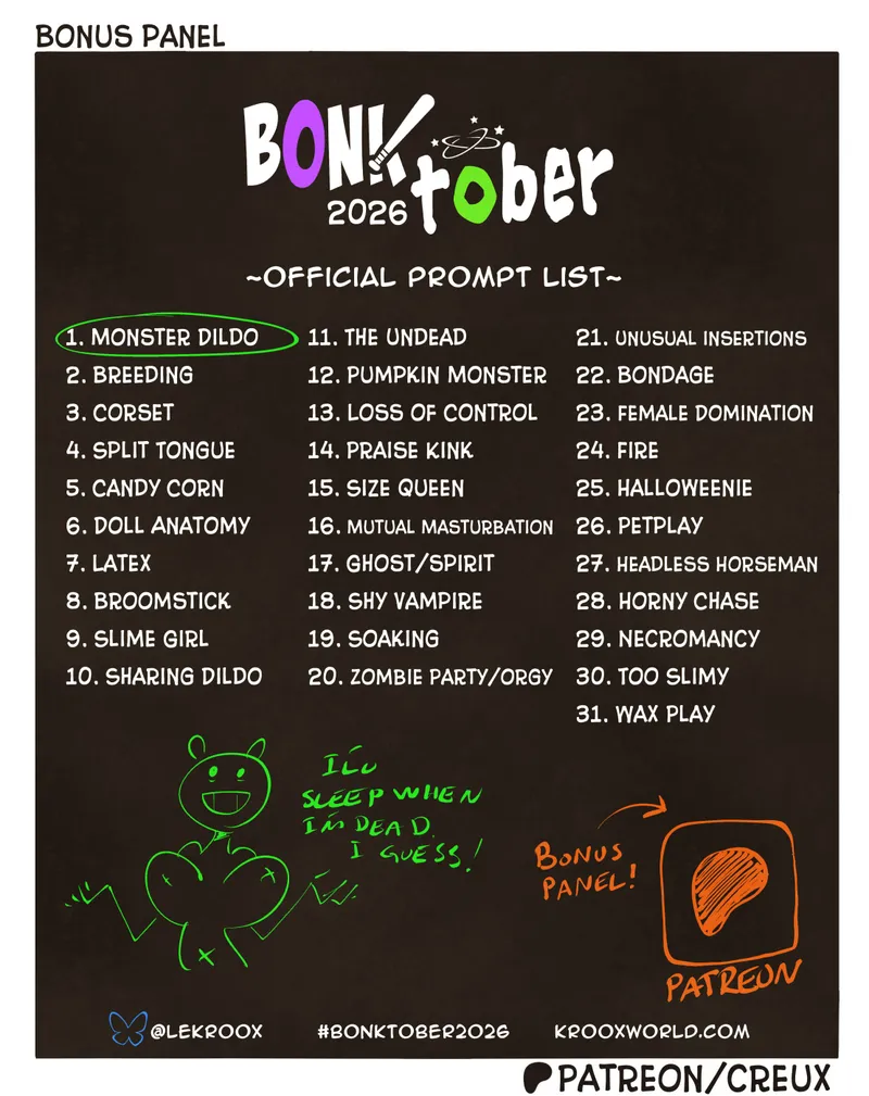 [Creux] Bex & Keit – BONKtober 2026 [ongoing] Oneshot - Page 2