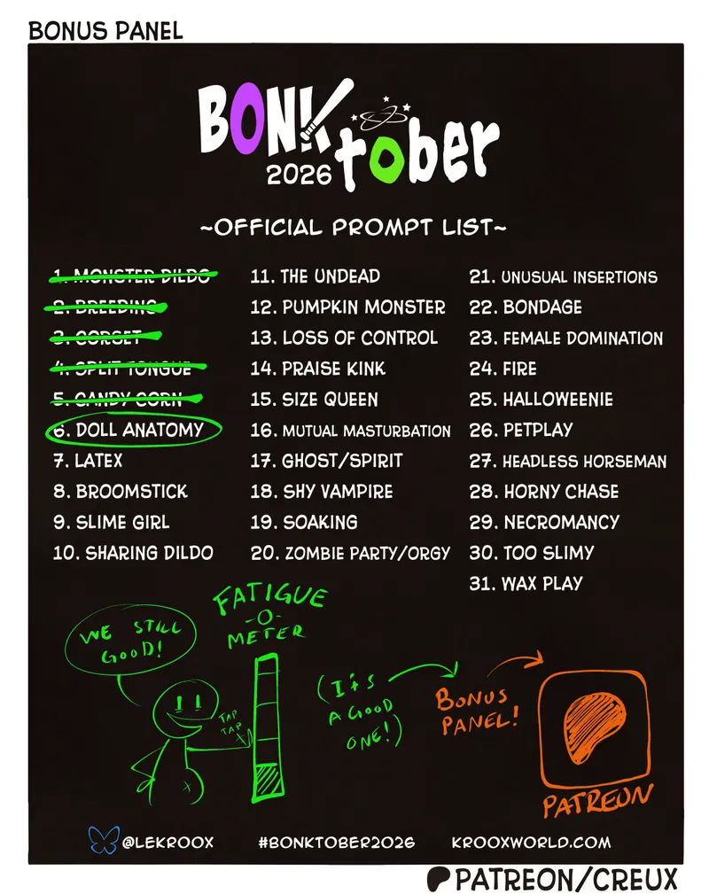 [Creux] Bex & Keit – BONKtober 2026 [ongoing] Oneshot - Page 12
