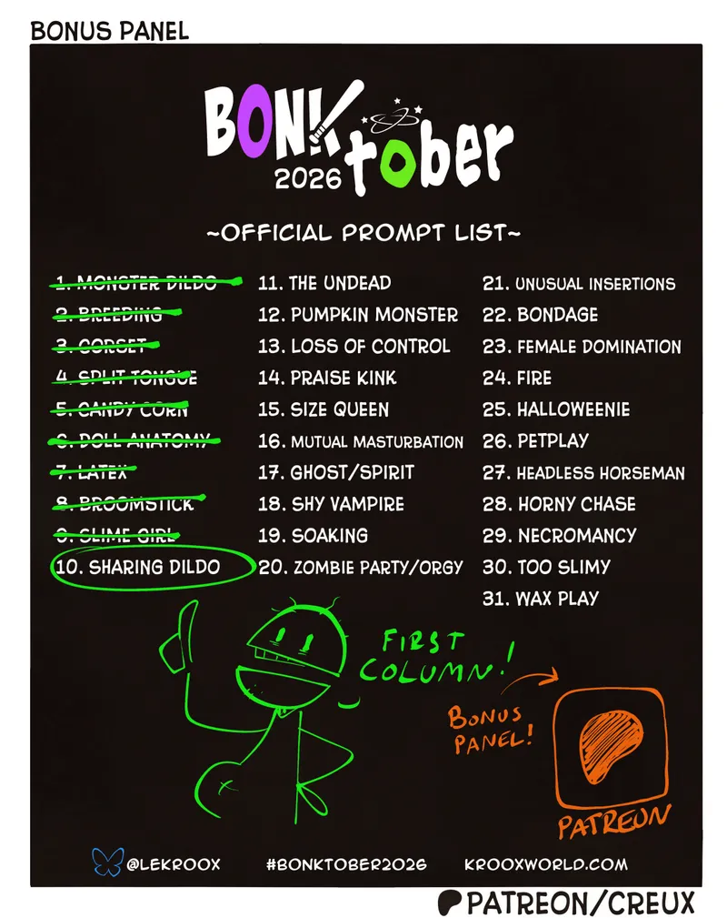 [Creux] Bex & Keit – BONKtober 2026 [ongoing] Oneshot - Page 20