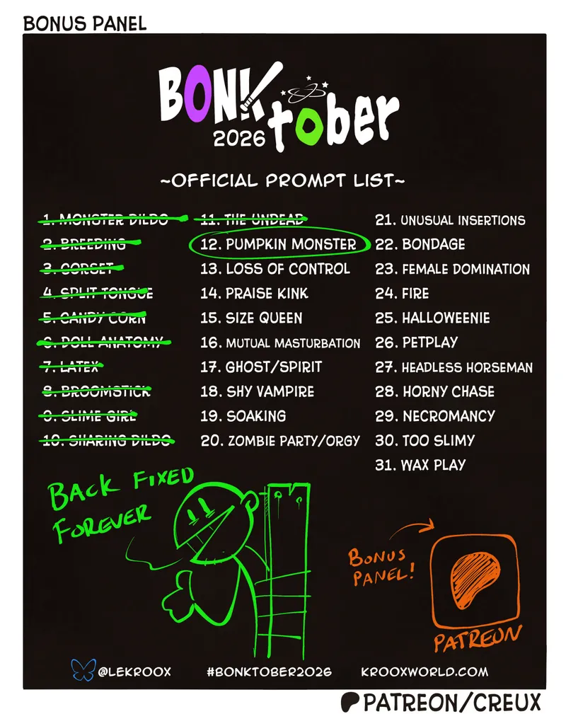 [Creux] Bex & Keit – BONKtober 2026 [ongoing] Oneshot - Page 24