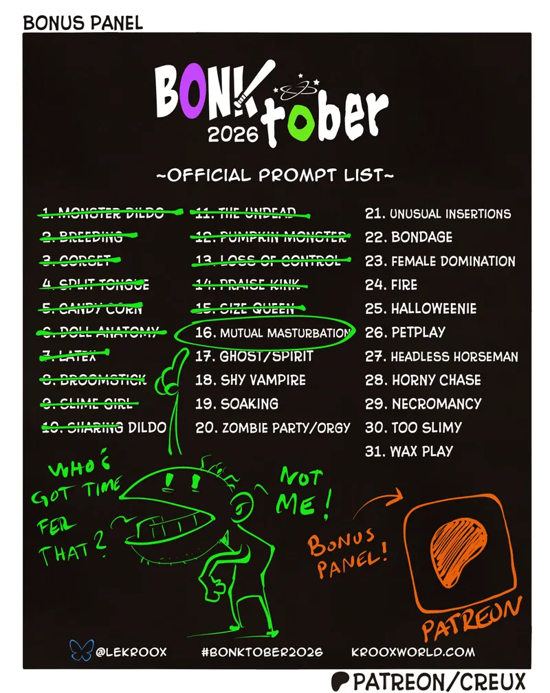 [Creux] Bex & Keit – BONKtober 2026 [ongoing] Oneshot - Page 32