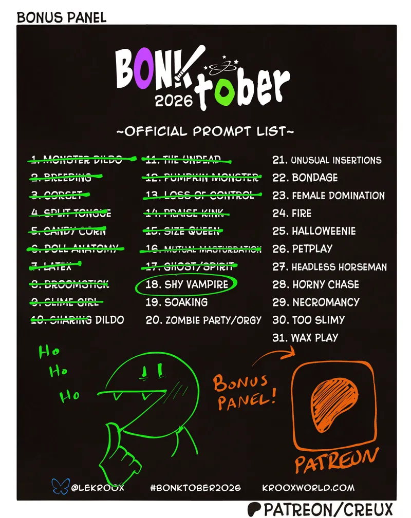 [Creux] Bex & Keit – BONKtober 2026 [ongoing] Oneshot - Page 36