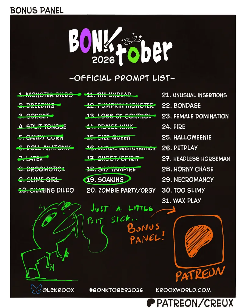 [Creux] Bex & Keit – BONKtober 2026 [ongoing] Oneshot - Page 38