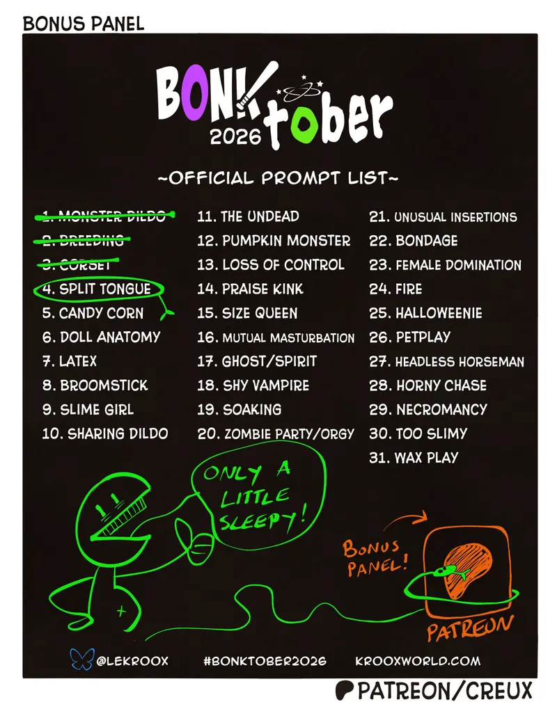 [Creux] Bex & Keit – BONKtober 2026 [ongoing] Oneshot - Page 8