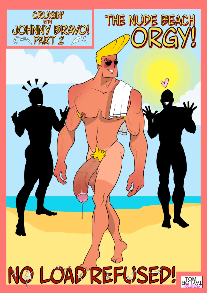 Cruising With Johnny Bravo 2 – The Nude Beach Orgy! No Load Refused! 1