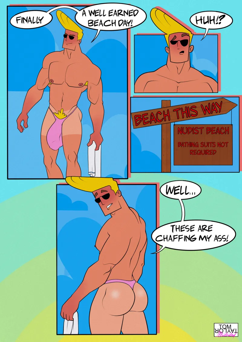 Cruising With Johnny Bravo 2 – The Nude Beach Orgy! No Load Refused! 2