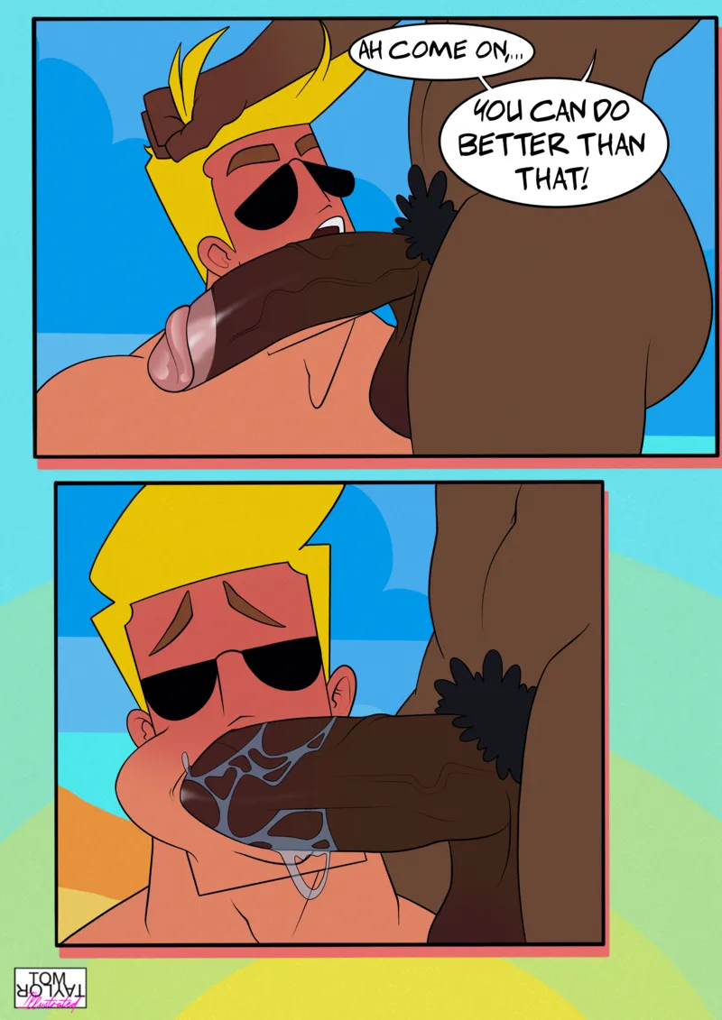 Cruising With Johnny Bravo 2 – The Nude Beach Orgy! No Load Refused! 16