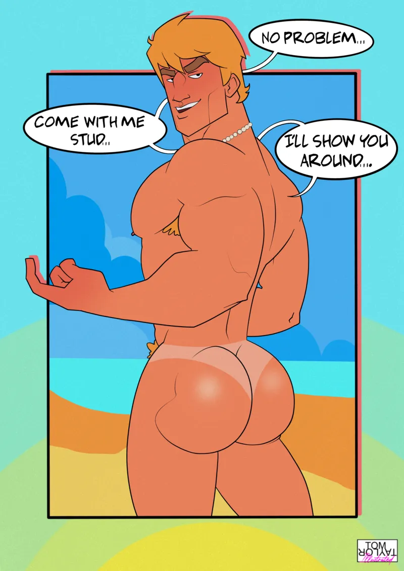 Cruising With Johnny Bravo 2 – The Nude Beach Orgy! No Load Refused! 7