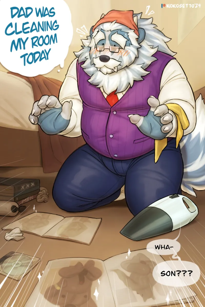 Dad Was Cleaning My Room Today 1
