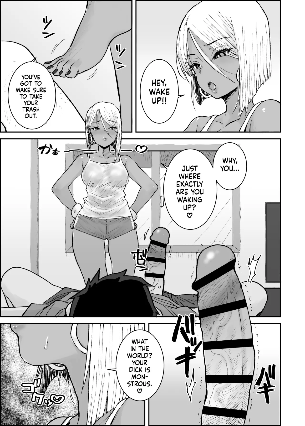 Daigaku no Ore, Kuro Gyaru Bijou Kanrinin-San (35) No Hageshii Kuiuchi Kijoui De Nama Nakadashi Shaimashita 6