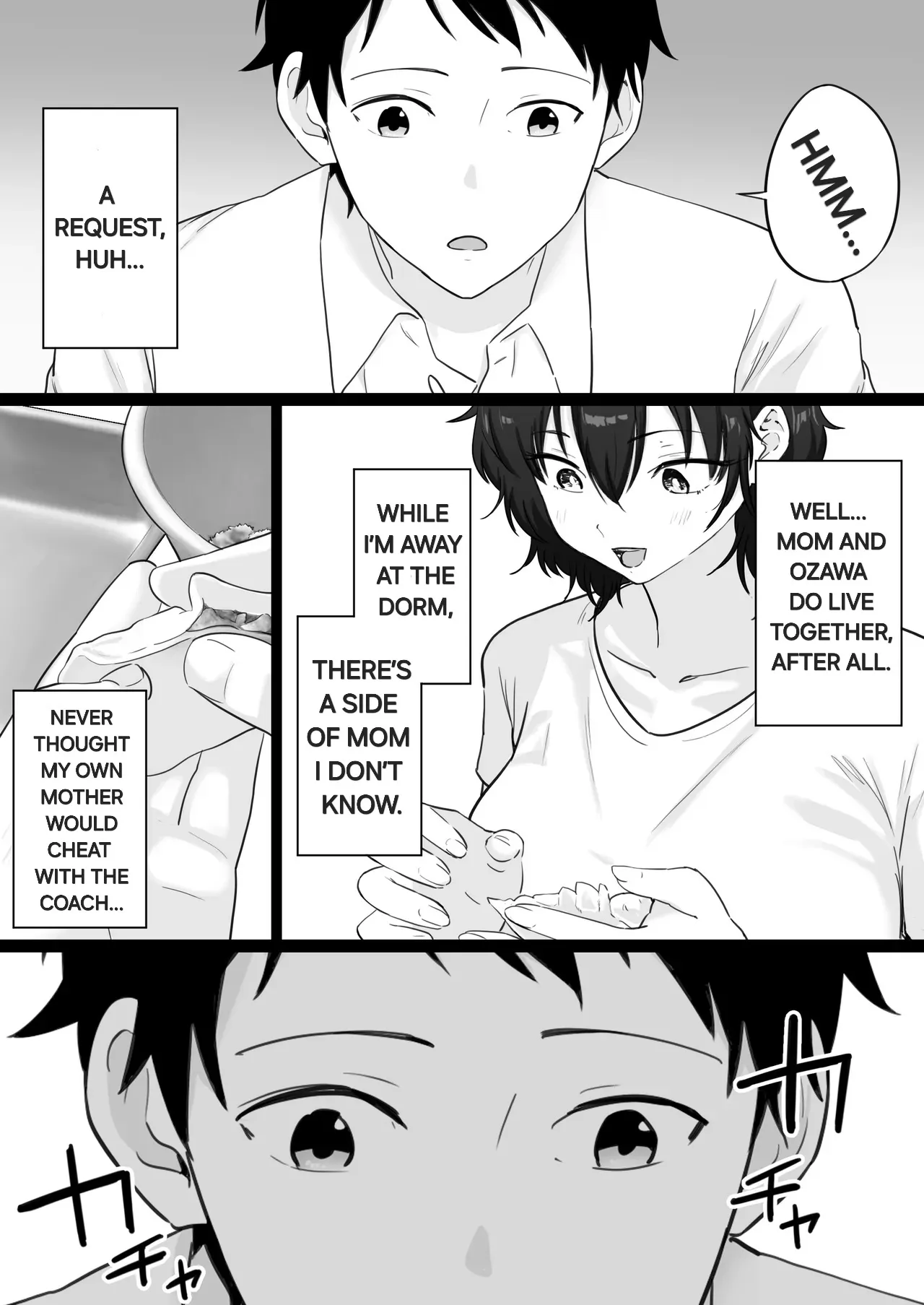 Daikirai na Yakyuubu Kantoku to Daisuki na Kaa-san no Sex wo Hitobanjuu Mita Yoru 15