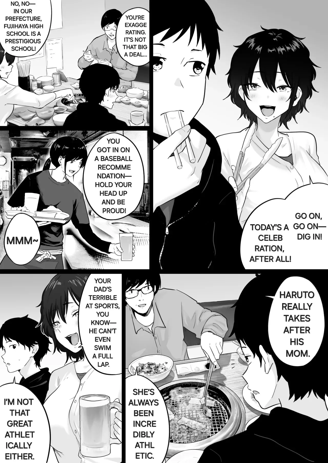 Daikirai na Yakyuubu Kantoku to Daisuki na Kaa-san no Sex wo Hitobanjuu Mita Yoru 4